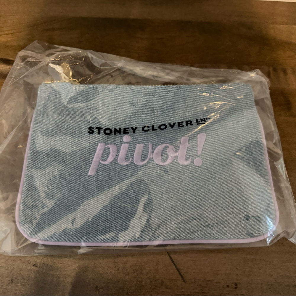 Stoney clover lane x friends pivot flat pouch NWT